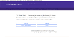 Desktop Screenshot of depoetas.com